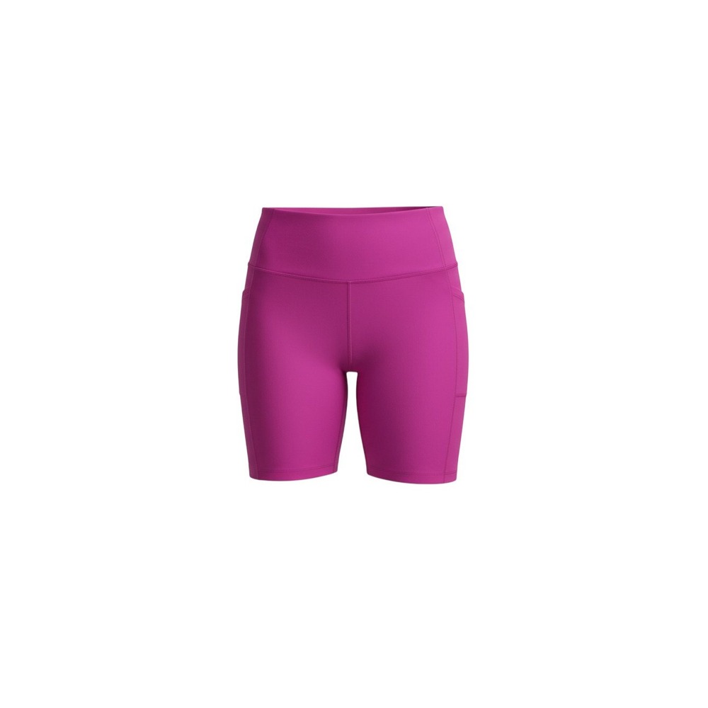 Athletic Works Bike Shorts Womens Medium Pink High Waisted Pockets